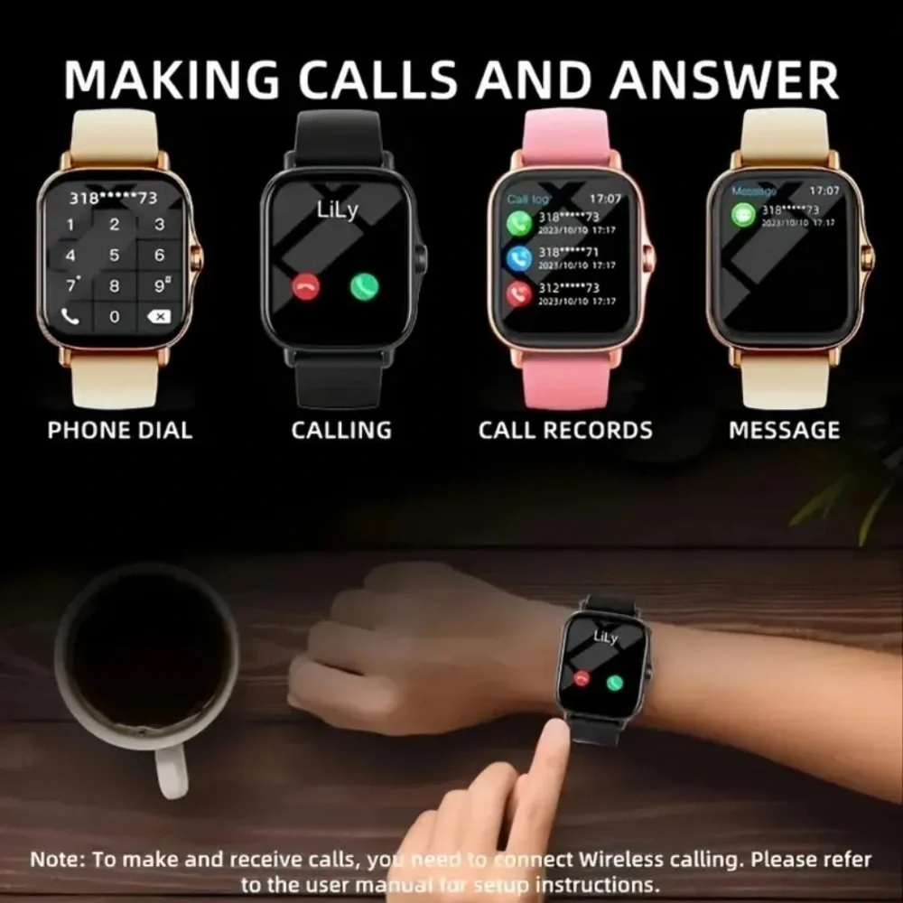 ⌚️⌚️⌚️3 for 12$⌚️⌚️⌚️Smart Watch - Fitness Tracker Gray Silicon Strap